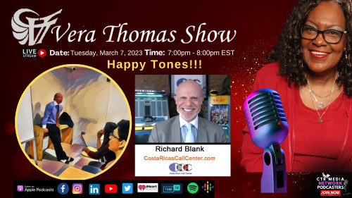 Vera Thomas Show guest Richard Blank Costa Ricas Call Center