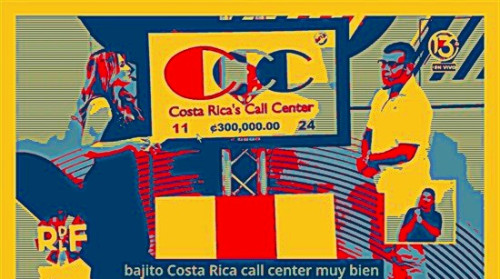 La Rueda de la Fortuna Canal 13. A supervisor at Costa Rica's Call Center wins 3,000,000 colones moe